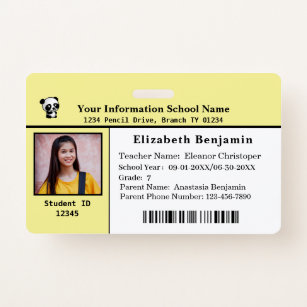 Kids Id Cards